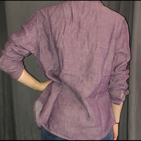 Purple Button-up - Picture 2 of 2